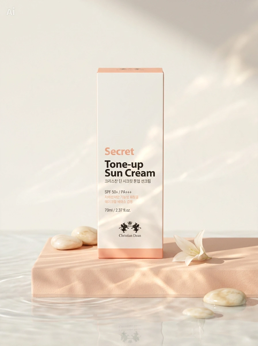 Christian Dean Secret Tone Up Sun Cream 70ml( Orginal Korean skincare products)