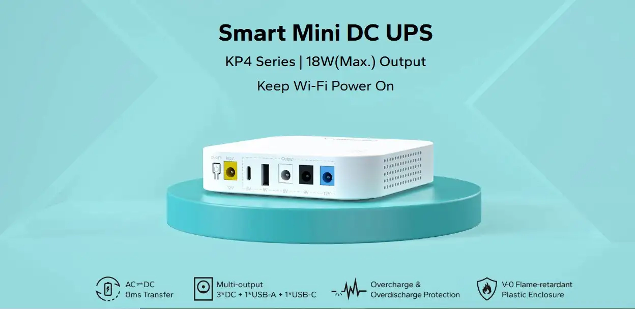 MARSRIVA KP4 10000mAh Mini DC UPS