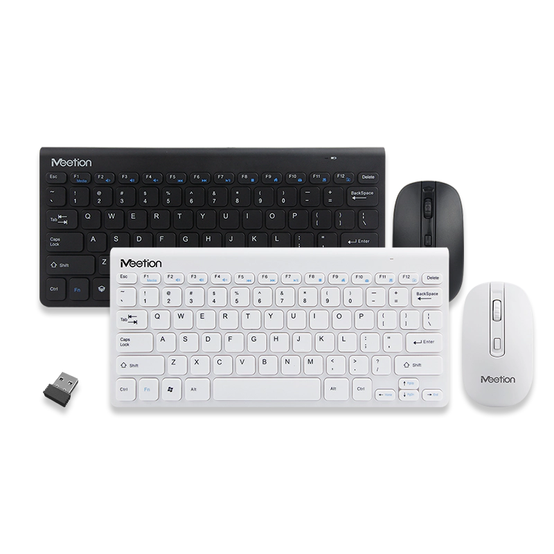 Mini 4000 2.4G Wireless Mini Keyboard & Mouse Combo (Bangla + English)( BLACK AND WHITE)