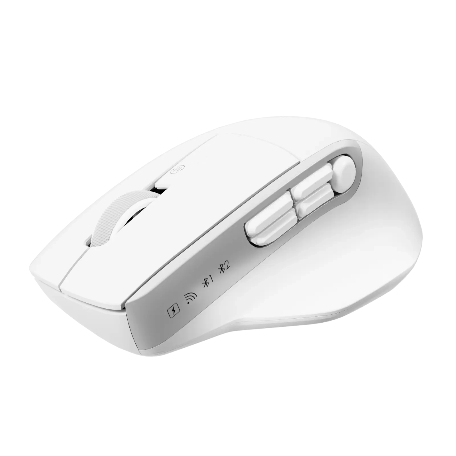 Meetion BTM012 Dual-Mode Ergonomic Wireless Mouse - 2.4G & Bluetooth, Silent Click, 6-Level DPI (1 Year Warranty)
